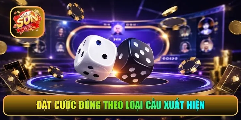 Đặt cược đúng theo loại cầu xuất hiện